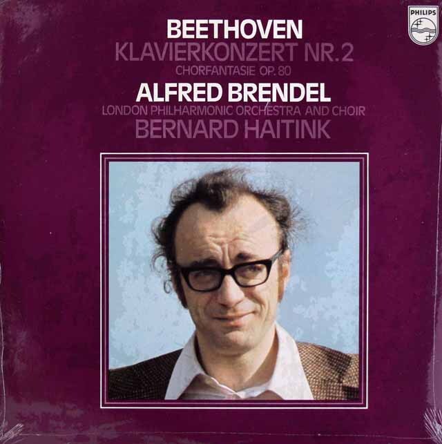 【未開封】　ブレンデル、ハイティンクのベートーヴェン/ピアノ協奏曲第2番、合唱幻想曲　PHILIPS　3514　LP レコード