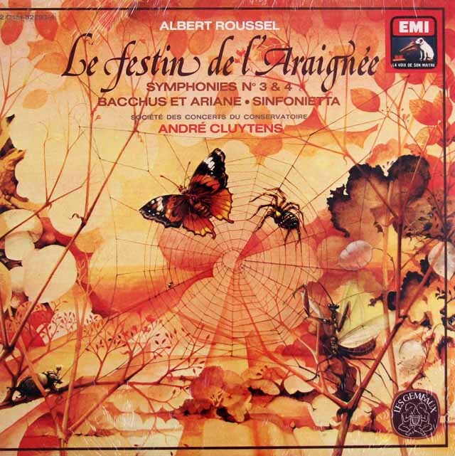 【未開封】　クリュイタンスのルーセル/交響曲第3、4番ほか　仏EMI（VSM）　3514　LP レコード