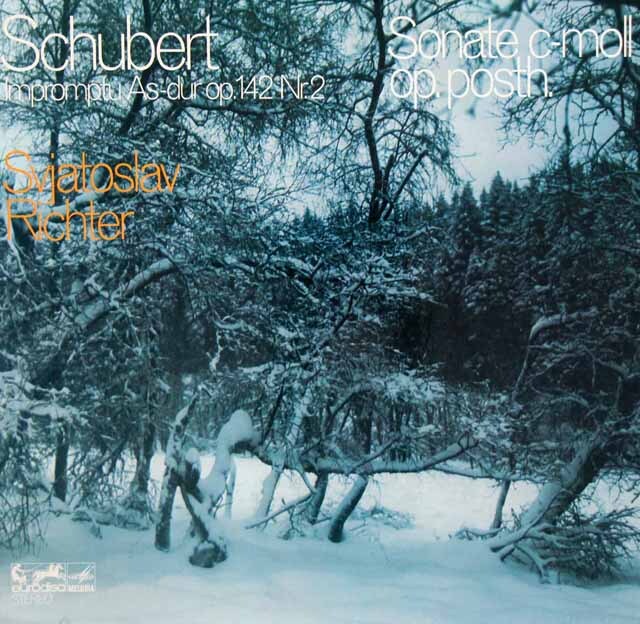 リヒテルのシューベルト/ピアノソナタ第19番ほか　独eurodisc　3515　LP レコード