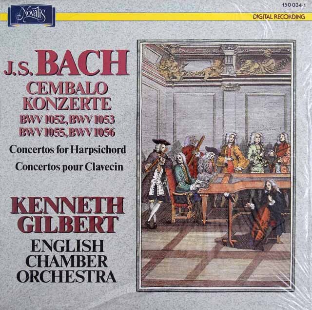 【未開封】　ギルバートのバッハ/チェンバロ協奏曲集　スイスNovalis　3517　LP レコード