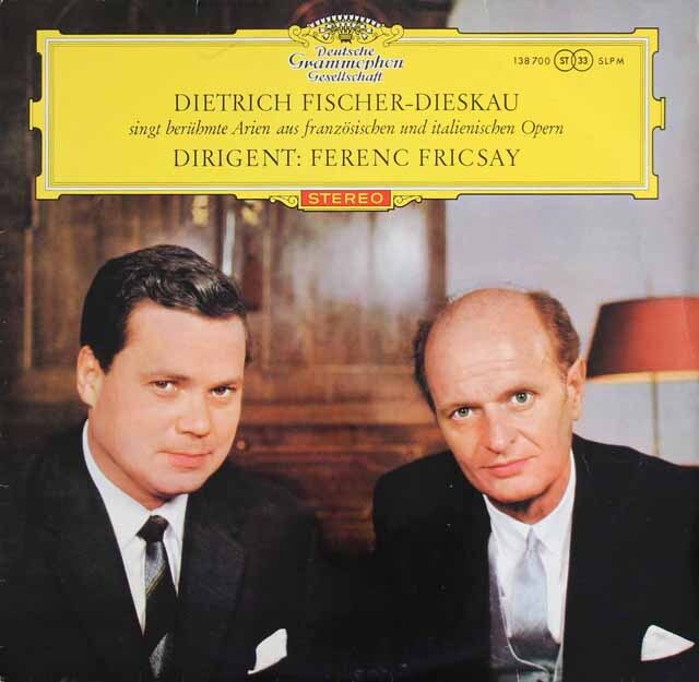 LPレコード 赤ステレオ、独最初期盤 D.F=ディースカウ