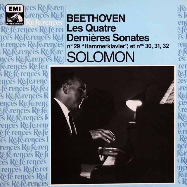 ソロモンのベートーヴェン/ピアノソナタ第29番「ハンマークラヴィーア」、第30、31、32番　仏EMI（VSM）　3518　LP レコード