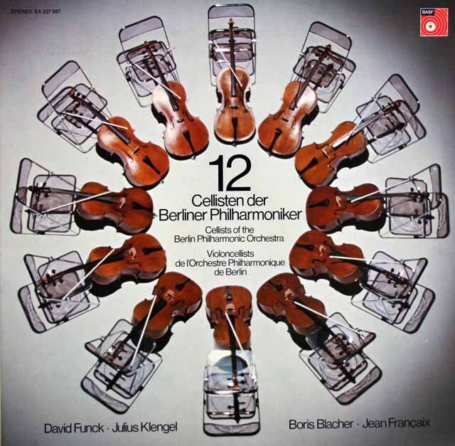 ベルリン・フィルの12人のチェロ奏者たち　独BASF　3518　LP レコード