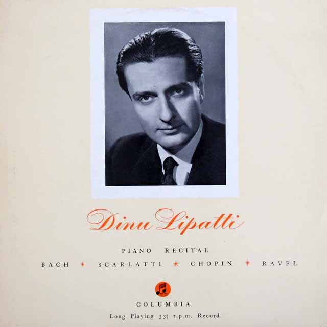 リパッティのバッハ/「主よ人の望みよ喜びを」ほか　英Columbia　3519　LP レコード