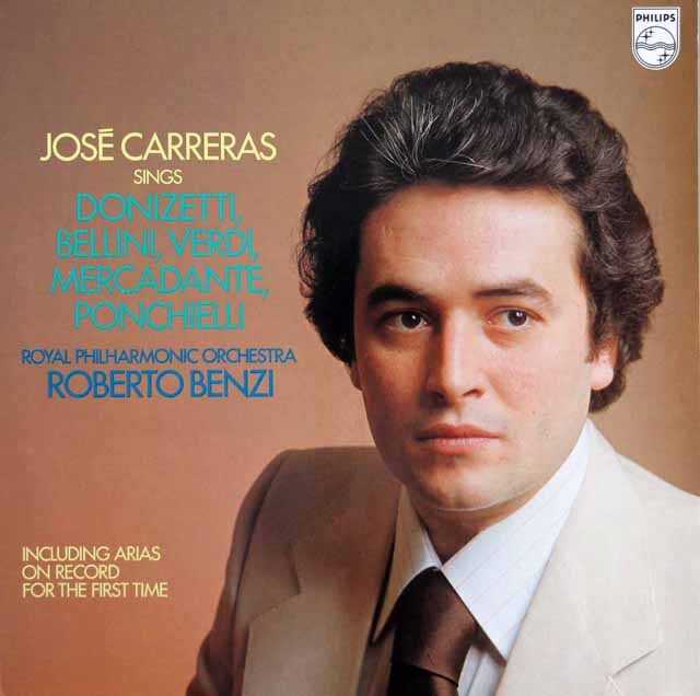 カレーラスのオペラアリア集　蘭PHILIPS　3520　LP レコード