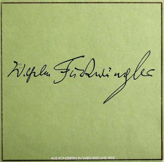 フルトヴェングラーのベートーヴェン/交響曲第1&9番　独WF協会　3520　LP レコード