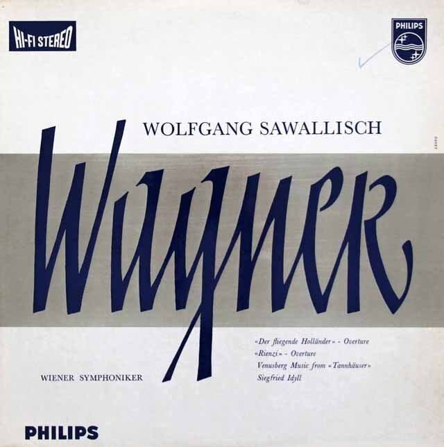 【オリジナル盤】　サヴァリッシュのワーグナー/管弦楽曲集　蘭PHILIPS　3521　LP レコード