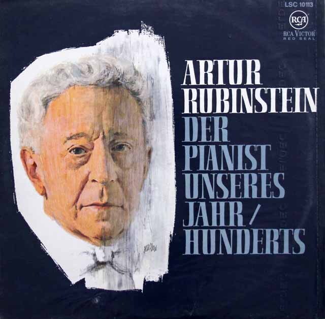 【未開封】　ルービンシュタイン/「世紀のピアニスト」　独RCA　3521　LP レコード