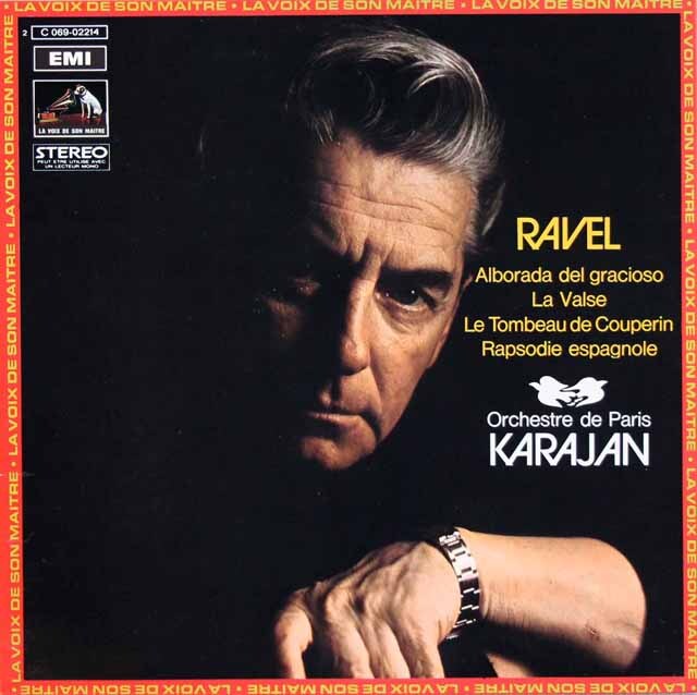 カラヤンのラヴェル/「ラ・ヴァルス」ほか　仏EMI　3524　LP レコード