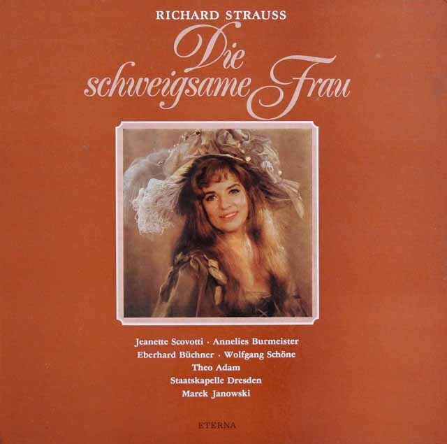 LP レコード 直筆サイン入り ヤノフスキのR.シュトラウス/歌劇「無口な  