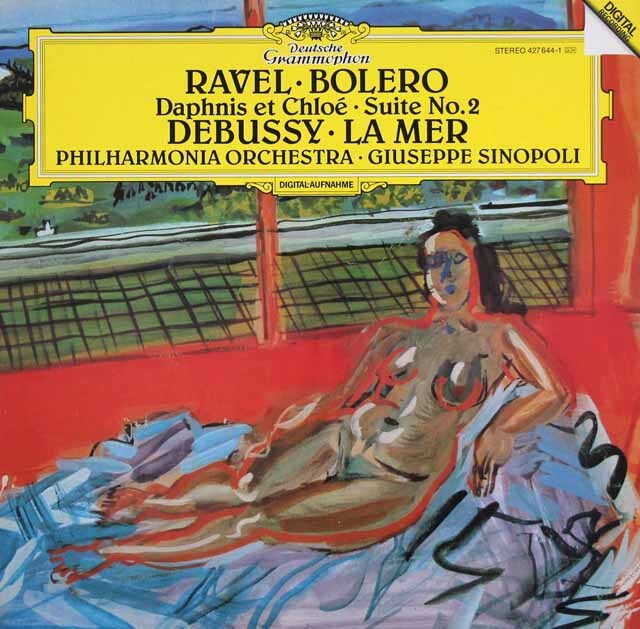 シノーポリのラヴェル/ボレロ、ドビュッシー/海ほか　蘭DGG　3527　LP レコード