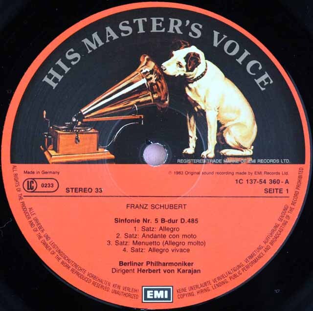 カラヤン&ベルリン・フィルハーモニー管弦楽団の芸術 独EMI 3527 LP レコード