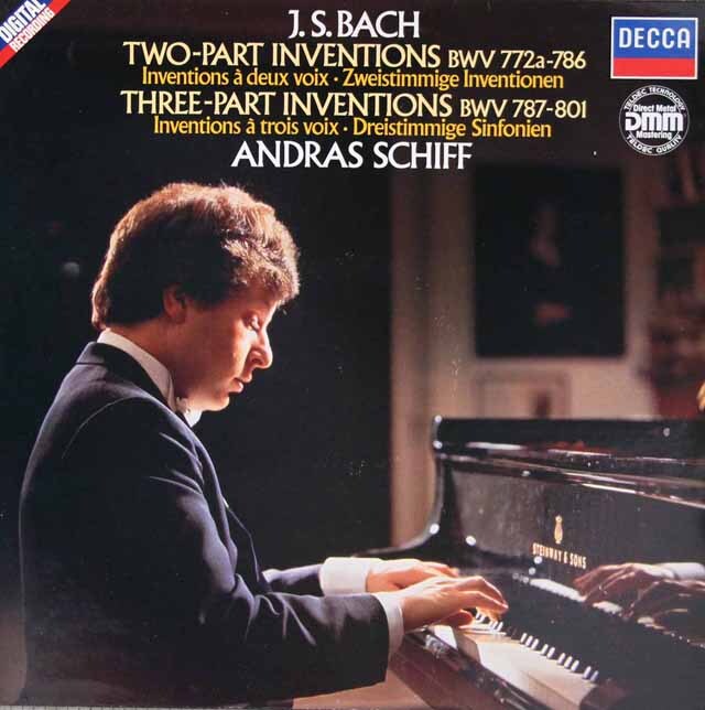 シフのバッハ/インヴェンションとシンフォニア　独DECCA　3528　LP レコード