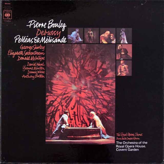 ブーレーズのドビュッシー/「ペレアスとメリザンド」全曲　英CBS　3528　LP レコード