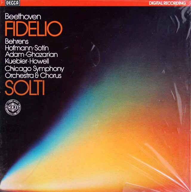 【未開封】　ショルティのベートーヴェン/歌劇「フィデリオ」全曲　独DECCA　3529　LP レコード