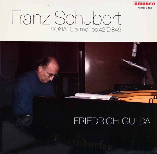 グルダのシューベルト/ピアノソナタ第16番ほか　オーストリアamadeo　3530　LP レコード