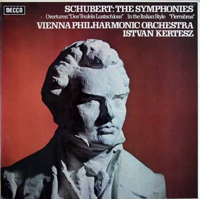ケルテスのシューベルト/交響曲全集　英DECCA　3812　LP レコード