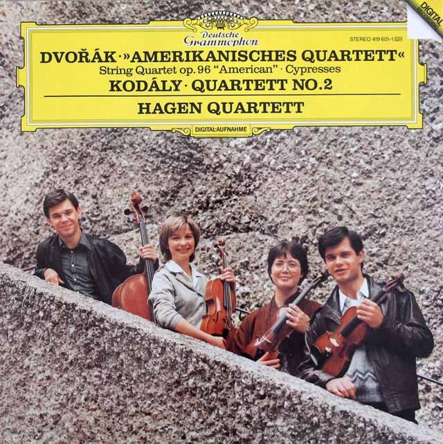 【未開封】　ハーゲン四重奏団のドヴォルザーク/弦楽四重奏曲第12番「アメリカ」ほか　独DGG　3531　LP レコード