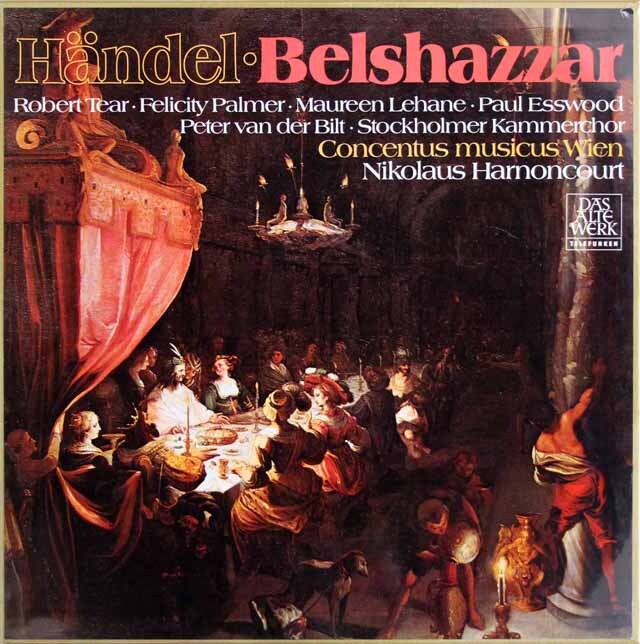 【未開封】　アーノンクールのヘンデル/オラトリオ「ベルシャザール」　独TELEFUNKEN　3532　LP レコード