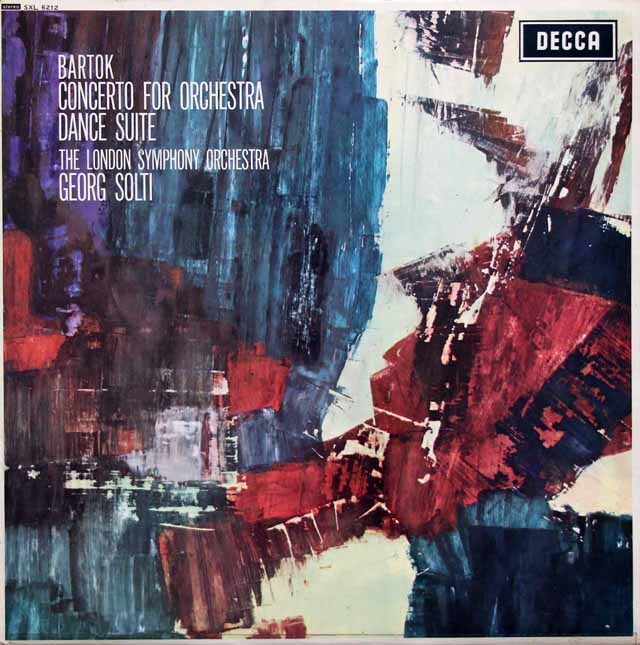 ショルティのバルトーク/管弦楽のための協奏曲ほか　英DECCA　3533　LP レコード