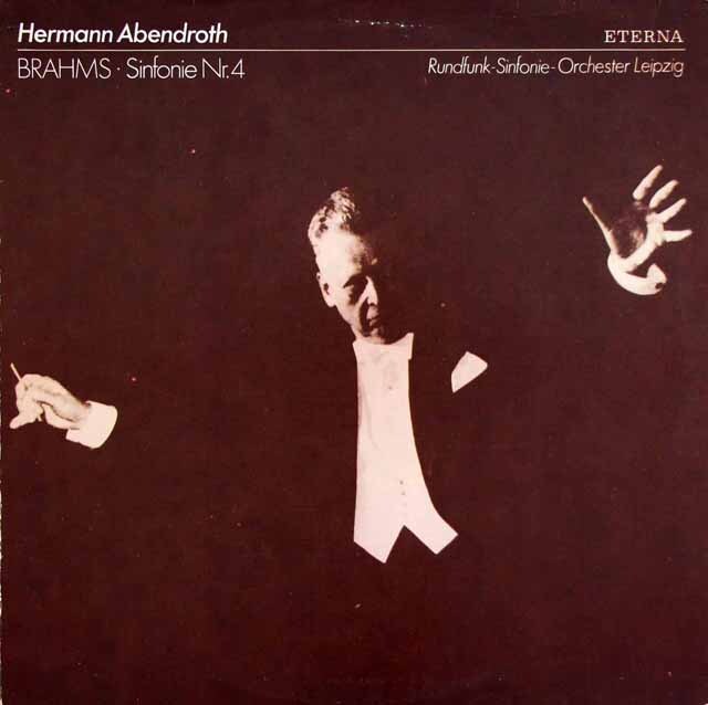 アーベントロートのブラームス/交響曲第4番　独ETERNA　3534　LP レコード