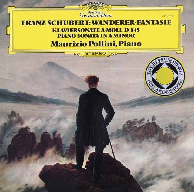 ポリーニのシューベルト/幻想曲「さすらい人」ほか　独DGG　3534　LP レコード