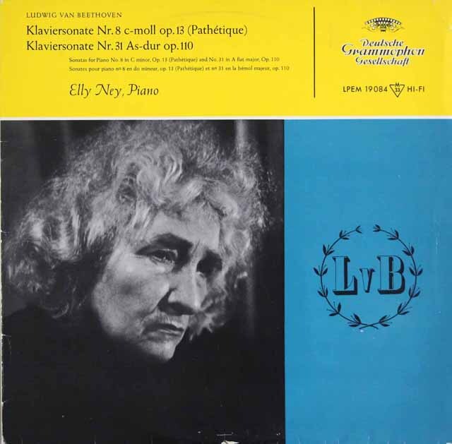 ナイのベートーヴェン/ピアノソナタ第8番「悲愴」、第31番　 独DGG　3535　LP レコード