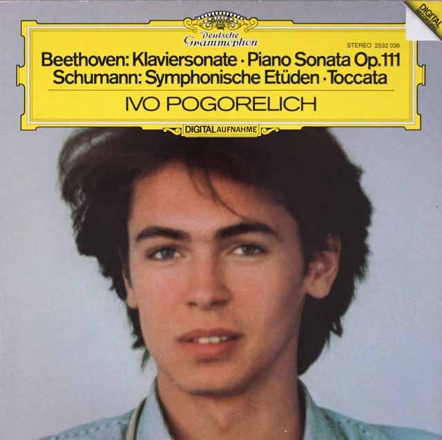 ポゴレリチのベートーヴェン/ピアノソナタ第32番ほか　独DGG　3535　LP レコード