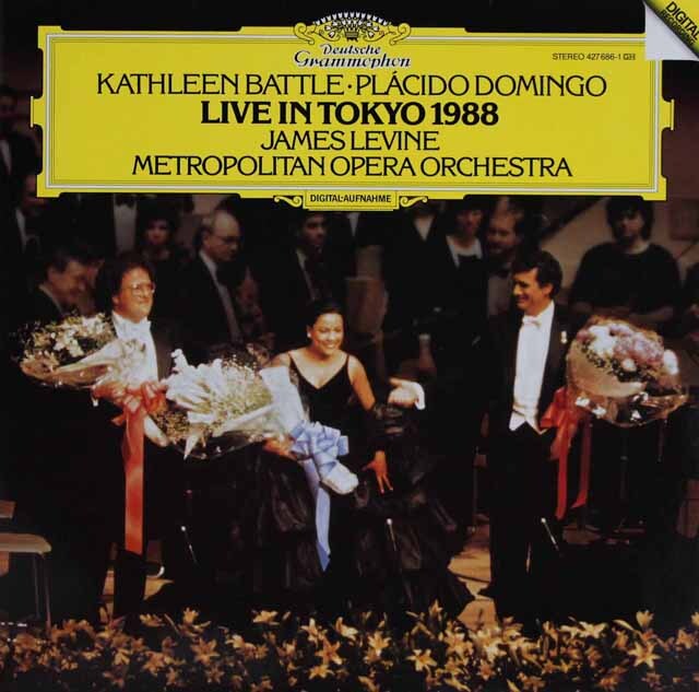 バトル、ドミンゴ/東京ライヴ1988　独DGG　3536　LP レコード