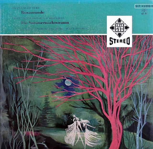 【独最初期盤】　ローターのシューベルト/「ロザムンデ」ほか　独TELEFUNKEN　3536　LP レコード