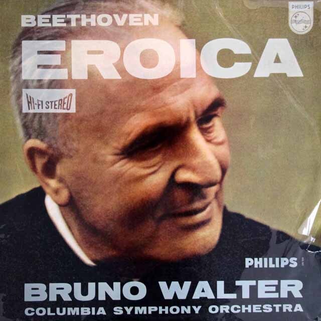 【オリジナル盤】　ワルターのベートーヴェン/交響曲第3番「英雄」　蘭PHILIPS　3536　LP レコード