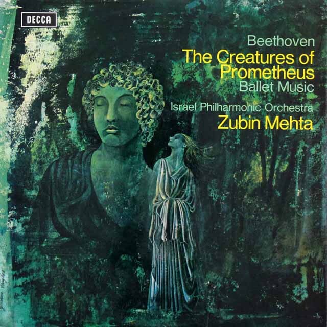 【オリジナル盤】　メータのベートーヴェン/「プロメテウスの創造物」　英DECCA　3538　LP レコード