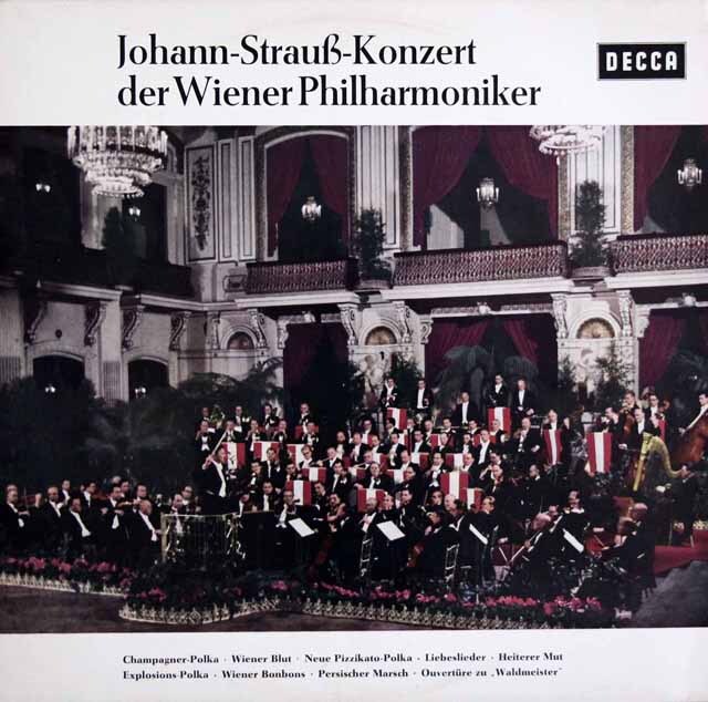 ボスコフスキーのJ.シュトラウスコンサート　独DECCA　3539　LP レコード
