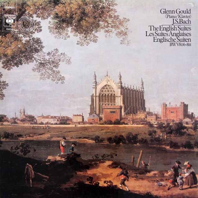 グールドのバッハ/イギリス組曲　独CBS　3539　LP レコード