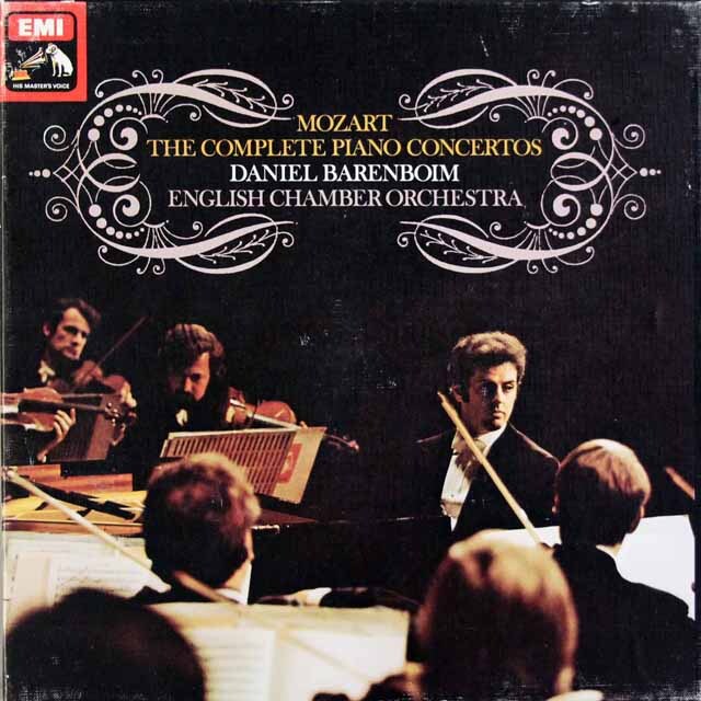 バレンボイムのモーツァルト/ピアノ協奏曲全集　英EMI　3539　LP レコード