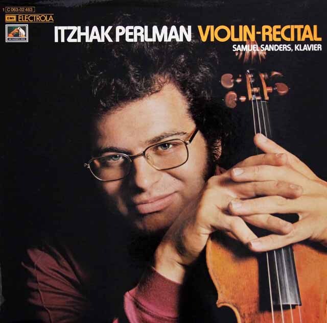 パールマンの「ヴァイオリンリサイタル」　独EMI　3601　LP レコード