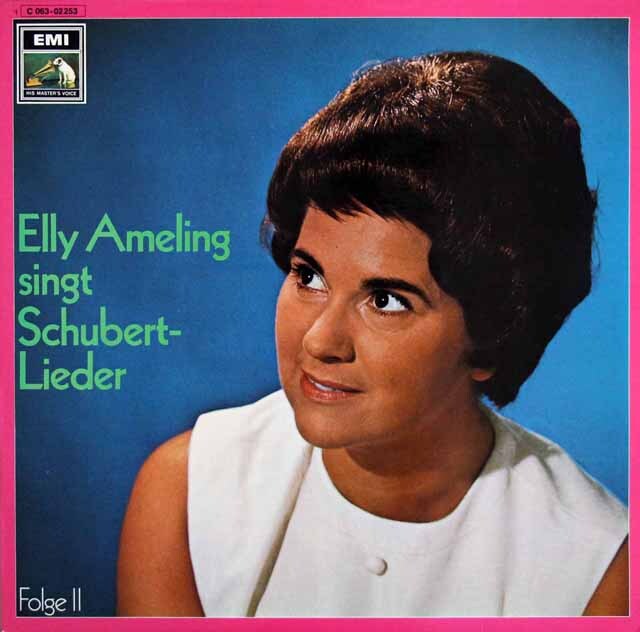 アメリングのシューベルト/歌曲集 vol.2　独EMI　3601　LP レコード