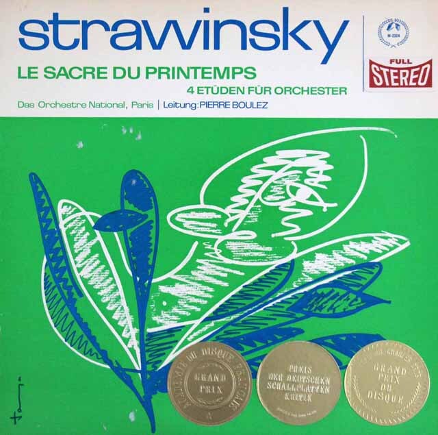 ブーレーズのストラヴィンスキー/「春の祭典」ほか　独CH　3601　LP レコード
