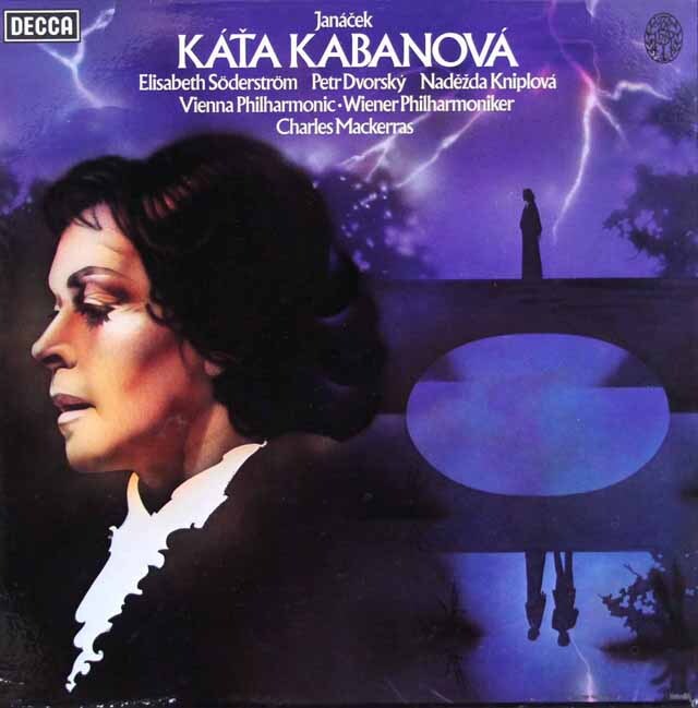 マッケラスのヤナーチェク/「カーチャ・カバノヴァー」全曲　英DECCA　3601　LP レコード