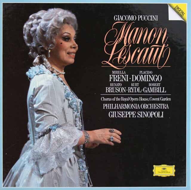 シノーポリのプッチーニ/「マノン・レスコー」全曲　独DGG　3602　LP レコード