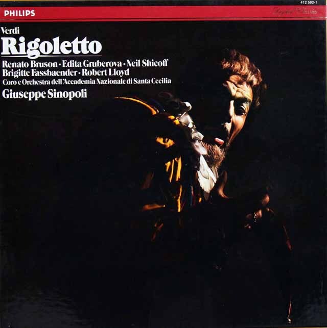 シノーポリのヴェルディ/「リゴレット」全曲　蘭PHILIPS　3602　LP レコード