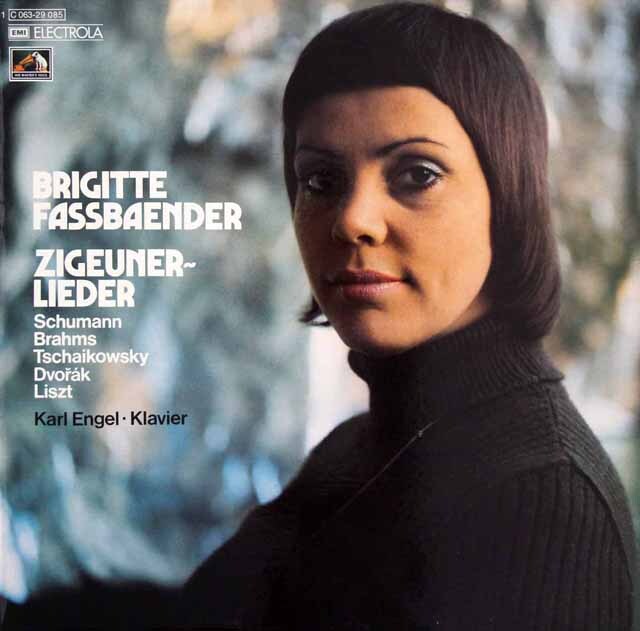 ファスベンダーのシューマン、ブラームスほか/「ジプシーの歌」　独EMI　3602　LP レコード