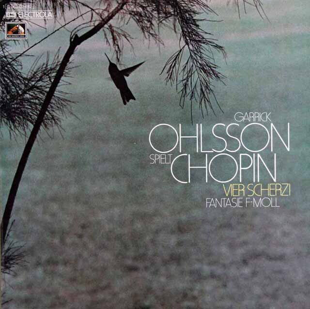 オールソンのショパン/スケルツォ第1~4番ほか　独EMI　3602　LP レコード
