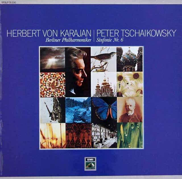 カラヤンのチャイコフスキー/交響曲第6番「悲愴」　独EMI　3602　LP レコード