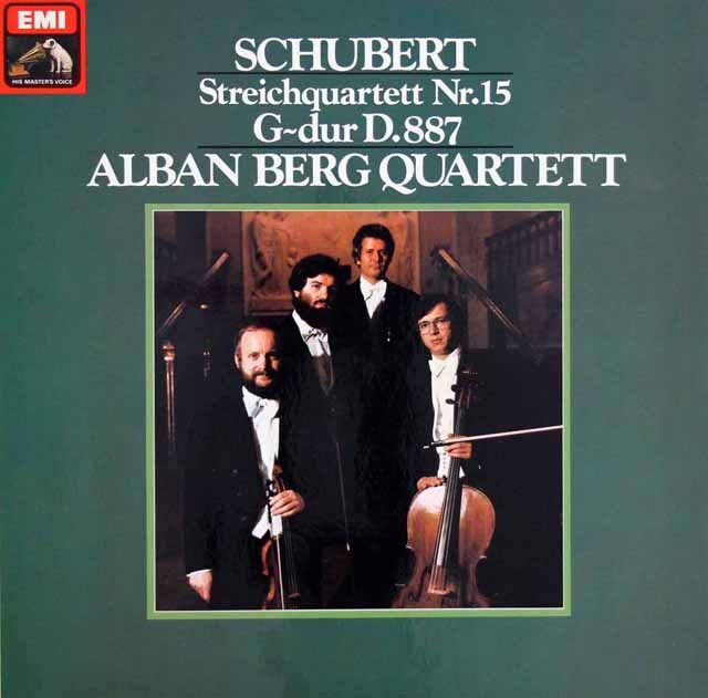 アルバン・ベルク弦楽四重奏団のシューベルト/弦楽四重奏曲第15番　独EMI　3602　LP レコード