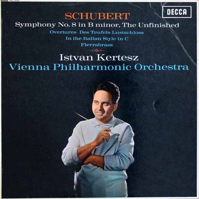 【オリジナル盤】　ケルテスのシューベルト/交響曲第8番「未完成」ほか　英DECCA　3602　LP レコード