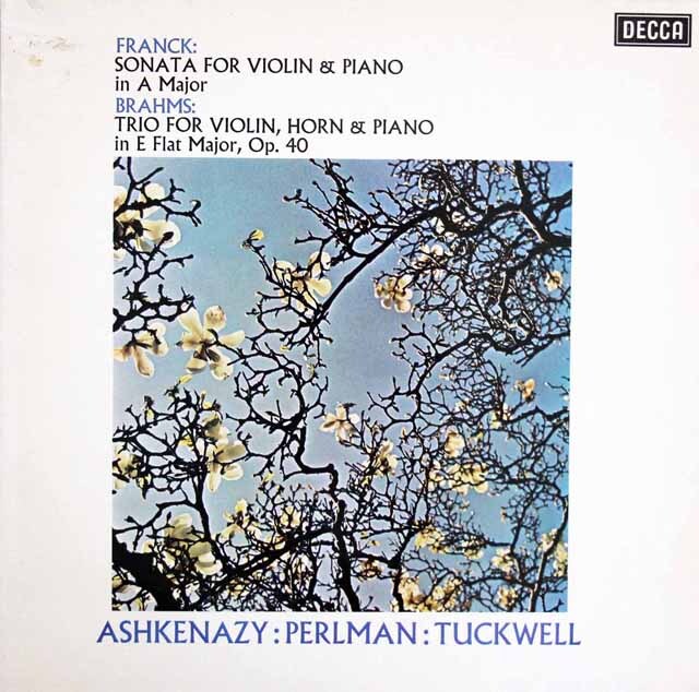 パールマン、アシュケナージのフランク/ヴァイオリンソナタほか　蘭DECCA　3602　LP レコード