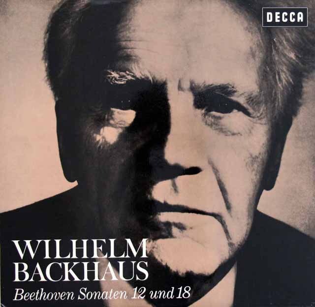 バックハウスのベートーヴェン/ピアノソナタ第12、18番　独DECCA　3602　LP レコード