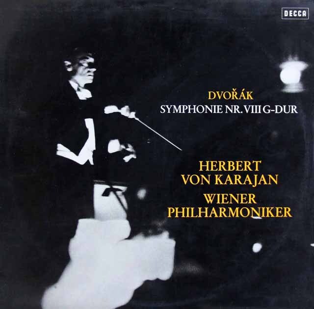 【独初期盤】　カラヤンのドヴォルザーク/交響曲第8番　独DECCA　3603　LP レコード