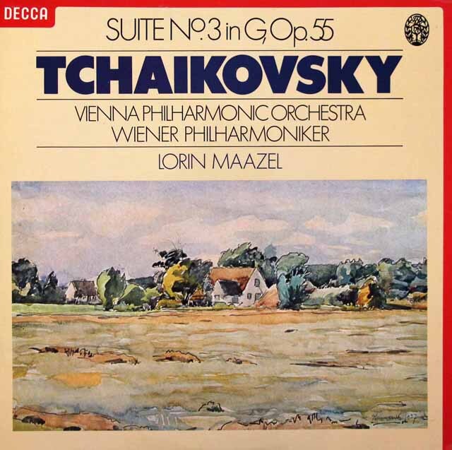 【オリジナル盤】　マゼールのチャイコフスキー/組曲第3番　英DECCA　3605　LP レコード
